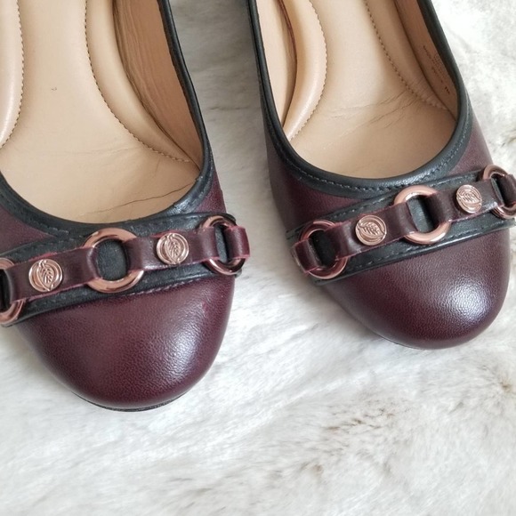 Nurture wedges red & black with rose gold size 7 - Picture 4 of 6